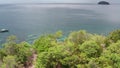 Aerial view of amazing Koh Kra island in Thailand