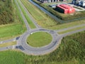 Empty roundabout Royalty Free Stock Photo