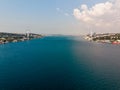 Aerial Drone View of Istanbul Bosphorus, Cengelkoy / Istanbul