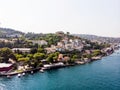 Aerial Drone View of Istanbul Bosphorus, Cengelkoy / Istanbul