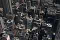 Aerial or drone view of Manhattan skyscrapers, New York City Royalty Free Stock Photo