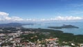 Aerial view from Monkey Hill in Phuket Royalty Free Stock Photo