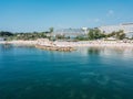 Aerial Drone View Of Neptun-Olimp Resort On The Black Sea In Romania