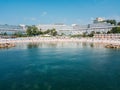 Aerial Drone View Of Neptun-Olimp Resort On The Black Sea In Romania