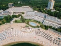 Aerial Drone View Of Neptun-Olimp Resort On The Black Sea In Romania Royalty Free Stock Photo