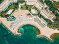 Aerial Drone View Of Neptun-Olimp Resort On The Black Sea In Romania