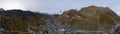 Zermatt village view point and iconic Matterhorn peak in autumn, Switzerland Royalty Free Stock Photo