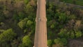 Aerial establishing shot of Allentown Pennsylvania,