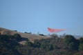 Aerial Firefighting Aircraft Dropping Fire Retardant