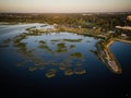 Aerial of Kissimmee Floirda Royalty Free Stock Photo