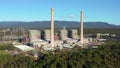 Aerial fly towards Eraring power station, Australia