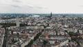 Aerial footage of the historical travel destination of Cologne, Germany.