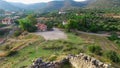 Aerial footage of the mysterious Pyramid of Hellinikon, Greece