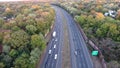 Aerial Footage 295 North NJ Fall