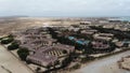 Aerial footage showing the wonderful Hotel Riu Palace Cabo Verde & Hotel Riu Funana, showing the Hotels rooms and Swimming Pools