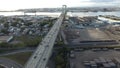 Aerial Footage Walt Whitman Bridge NJ PA