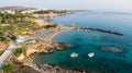 Aerial Green bay, Protaras, Cyprus Royalty Free Stock Photo