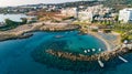 Aerial Green bay, Protaras, Cyprus Royalty Free Stock Photo