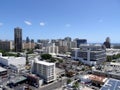 Aerial of Honolulu Ala Moana Area