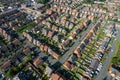 Aerial Houses Residential British England Drone Above View Summer Blue Sky Estate Agent 2022