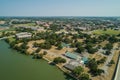 Aerial image of Baylor University Waco Texas Royalty Free Stock Photo