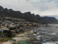 Cape Town Campsbay Beach Aerial Royalty Free Stock Photo