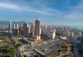 Aerial image Benidorm cityscape. Costa Blanca, Spain