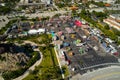 Aerial image of the Broward County youth Fair in Hallandale FL Royalty Free Stock Photo