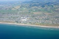 Aerial image Coastal Papamoa Beach and residential area