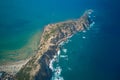 Aerial image of Eo Gio Winds` Strait in Quy Nhon Royalty Free Stock Photo