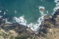 Aerial image of Eo Gio Winds` Strait in Quy Nhon