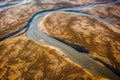 Aerial image of the Euphrates River