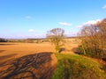 Aerial image of farmland in Sussex.