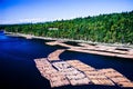 Aerial image of British Columbia, Canada Royalty Free Stock Photo