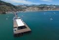 Aerial image, Harford Pier at Port San Luis harbor