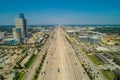 Aerial image of the I10 Katy Tollway Houston Texas Royalty Free Stock Photo