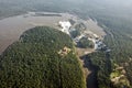 Aerial image of Iguazu Falls, Argentina, Brazil