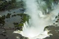 Aerial view Iguazu Falls