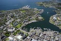 Aerial image of Victoria, BC, Canada