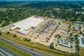 Aerial image Lake Charles Louisiana Walmart Supercenter