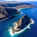 Aerial image of Lands the southernmost point of the Baja and El Arco de Cabo San Baja