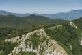 Aerial image of Monte Gemma in the region of Lazio Royalty Free Stock Photo