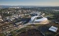 Aerial image of Moses Mabhida Stadium Durban Royalty Free Stock Photo