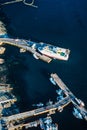 Aerial image of New Brunswick, Canada Royalty Free Stock Photo