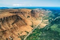 Aerial image of Newfoundland on Canada\'s east coast Royalty Free Stock Photo