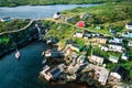 Aerial image of Newfoundland on Canada\'s east coast