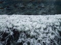 Aerial image, Ocean waves on the California coast