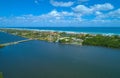 Aerial image Palm Beach Florida Royalty Free Stock Photo