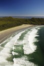 Aerial of Cox Bay, Vancouver Island, BC, Canada Royalty Free Stock Photo