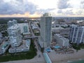 Aerial image Sunny Isles Beach architecture Royalty Free Stock Photo